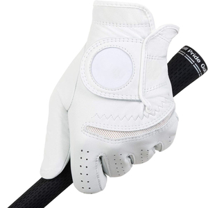 Gants de golf en gros 100% cuir de mouton logo personnalisé OEM doux couleur hommes gaucher gants de golf en cuir - Product Image 2