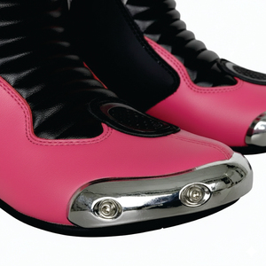 Chaussures de moto durables pour hommes avec design antidérapant, vêtements de course imperméables pour une sécurité de conduite accrue - Product Image 6