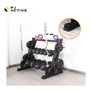 PINJIAN Factory <span class=keywords><strong>Outlet</strong></span> Home <span class=keywords><strong>Life</strong></span> <span class=keywords><strong>Fitness</strong></span> Soporte multifunción para Mancuernas 3 Tier Hex Dumbbell Racks y Dumbbell Rack con peso - Product Image 1