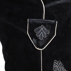 Pantalones Bávaros Lederhosen Trachten para Hombre, Talla Grande, Resistentes al Viento, con Bordado de Gamuza y Patrón Kneibund - Product Image 5