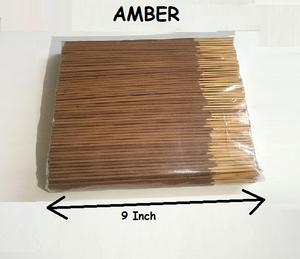 Varilla de incienso ámbar bañada a mano con aceites esenciales 100% naturales - Product Image 1