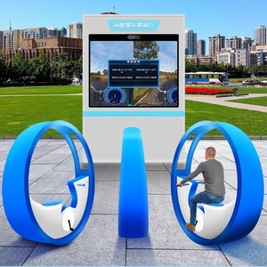 Vélo de fitness intelligent de course virtuelle IA avec réalité augmentée interactive multijoueur pour équipement de divertissement extérieur - Product Image 4