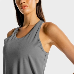 Camiseta Deportiva sin Mangas para Mujer, Elástica, de Secado Rápido, Estilo Racerback, Ligera, para Gimnasio, Running, Fitness y Yoga - Product Image 2