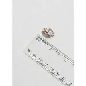 Aretes de Clip con Forma de Lágrima Geométrica A3shop, Aretes Colgantes de Cobre Chapado en Oro, Estilo Moderno para Regalo - Product Image 1