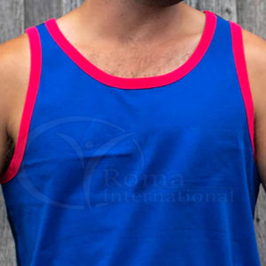 Gilet d'entraînement léger pour homme en coton effiloché – Gilet décontracté confortable sans manches pour l'été - Product Image 4