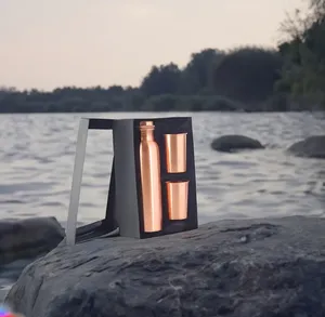 Botella de Agua de Cobre Grande, Botella de Cobre Ecológica en Oferta - Product Image 5