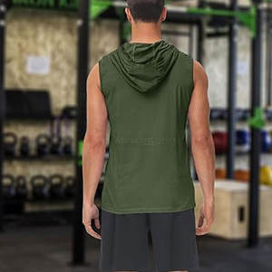 Top Design Transpirable Cómodo Hombres Gimnasio Sudaderas Básicas Algodón Mezclado Hombres Gimnasio Sudaderas - Product Image 4