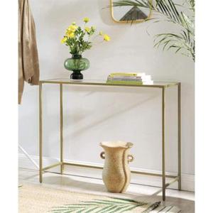 Elegante Mesa Consola de Hierro de Estilo Moderno y Vintage con Detalles Hechos a Mano de Primera Calidad para Decoración de Sala de Estar y Hotel - Product Image 3