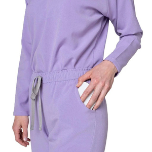 Uniforme Médico Unisex de Talla Grande para Enfermeras, Uniforme Médico Personalizado con Logotipo, Conjunto de Uniformes Médicos de Lona y Elastano, Crea Tus Propios Uniformes de Hospital - Product Image 3