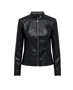 Blouson en cuir pour femme, style motard, décontracté, course moto, café racer, en cuir véritable, coupe parfaite, veste en cuir tendance pour femme, OEM - Product Image 1