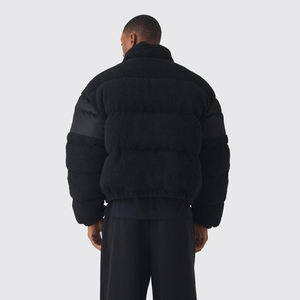 Veste d'hiver matelassée pour homme, style vintage, taille XL, avec logo brodé, 100% polyester, pour la saison printanière, fabrication OEM personnalisée - Product Image 2