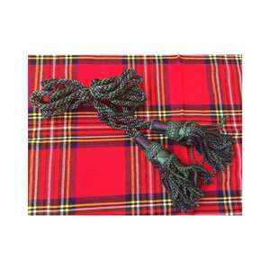 Cordones de Macramé de Seda Escocesa TC HIGHLAND, Alta Resistencia, 3 Hebras Trenzadas, Color Personalizado, Recubiertos, para Uniformes de Ceremonia y Desfile - Product Image 3