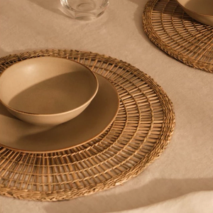 Mantel Individual de algas marinas tejidas redondas al mejor precio al por mayor de Vietnam, Viet Fargimex - Product Image 5