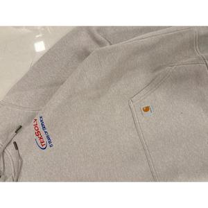 Sudadera con capucha básica de felpa 100% algodón con lavado ácido, tallas XS-6XL, etiqueta personalizada, serigrafiada, gris liso, anti-bolitas - Product Image 3