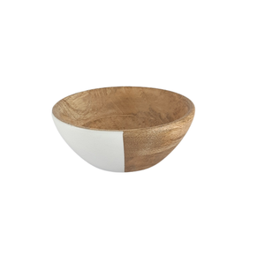 Fancy Wooden Sering Bowl Hand Crafted Round Shape Brown Color Kitchenware Food Serverware Bowl Hot Selling <b>Dinnerware</b> Use - Product Image 4