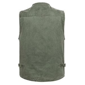 Gilet pour homme OEM design sans manches en jean décontracté en denim veste pour homme de haute qualité en gros bas prix confortable - Product Image 4