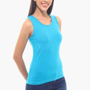 New Style <b>Low</b> Price Women <b>Plus</b> <b>Size</b> Eco-Friendly Breathable Quick Dry Crew Neck Casual Tank <b>Top</b> Polyester/Cotton Fitness Wear - Product Image 4