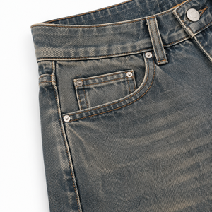 Women's High Waist Wide Leg Denim <b>Jeans</b> Loose Fit Stonewashed Light Vintage Cotton Ankle Length Casual Summer Wear OEM ODM - Product Image 5