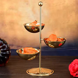Unique Display Bowl With Stainless Steel Base Stand For Kitchens - Product Image 1