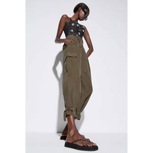 <b>Belted</b> pocket <b>trousers</b> - Product Image 3