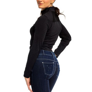 Nouveauté : Maillot d'équitation pour femmes avec manches longues, hauts personnalisables pour les passionnées d'équitation - Product Image 3