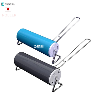 EXSEAL Japan Adhesive <b>roller</b> removes over 90% of dust and can be washed and used repeatedly SDGs get dust from clothing floors - Product Image 1