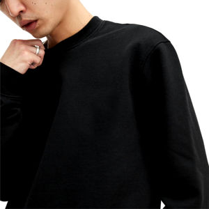 สเวตเชิ้ตคอกลมเข้ารูปคลาสสิกของผู้ชายผ้าฝ้ายนุ่ม100% ปักลายเทคนิคสำหรับสวมใส่สบายทุกวันในฤดูหนาว - Product Image 5