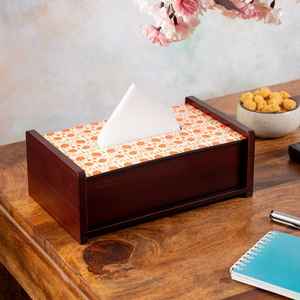 Boîte à mouchoirs en bois massif de qualité supérieure avec couvercle et finition lisse pour la maison et l'hôtel à un prix abordable - Product Image 3