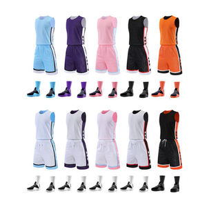 ชุดเสื้อบาสเก็ตบอลใส่ได้สองด้านชุดเครื่องแบบฝึกซ้อมระบายอากาศได้ - Product Image 5