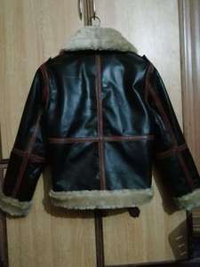 Hot Selling Best Winter Men's Sheepskin Fur Customized Design Bomber Embroidery Plus Size Overcoat <b>Smart</b> Leather <b>Jackets</b> - Product Image 4