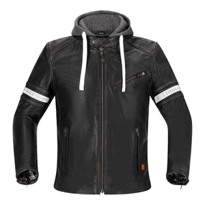 Toulon 2 hommes peau de vache/kangourou perforé moto équitation cuir course à capuche veste/Chaqueta CE niveau 2 armures, toutes tailles - Product Image 1