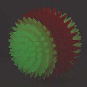 Luxury <strong>Glow</strong> <strong>in</strong> <strong>the</strong> <strong>Dark</strong> <strong>Dog</strong> <strong>Ball</strong> <strong>Dog</strong> Toy Glowing Light up TPR Spiked Squeaky Pet <strong>Ball</strong> Chewing Chasing Nighttime Play Custom logo - Product Image 1