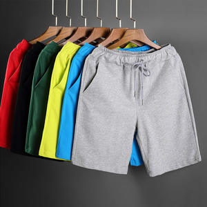 Pantalones Cortos Personalizados para Hombre, Color Naranja Sólido, de Algodón, con Cordón, Estilo Casual, Cintura Media, Tejido Transpirable - Product Image 5
