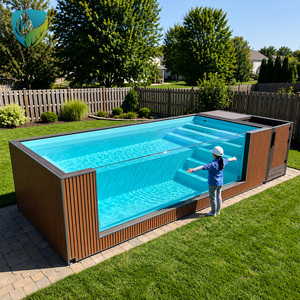 <span class=keywords><strong>Piscinas</strong></span> Elevadas Cuadradas, Piscina <span class=keywords><strong>de</strong></span> Fibra <span class=keywords><strong>de</strong></span> Vidrio Transparente para Exteriores, Piscina Acrílica para Patio <span class=keywords><strong>de</strong></span> Casa Moderna, Proyecto <span class=keywords><strong>de</strong></span> Decoración <span class=keywords><strong>de</strong></span> Lujo - Product Image 3