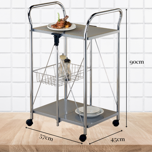 Chariot de cuisine pliable avec planche à repasser pour hôtel - Product Image 4