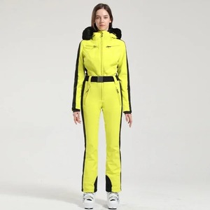 Combinaison de ski une pièce imperméable et coupe-vent pour femme 2025, combinaison de neige chaude pour l'extérieur, veste, salopette, ensemble de ski - Product Image 6