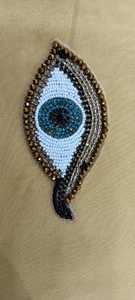 Patch de broderie perlé fait à la main fait à la main d'approvisionnement direct d'usine pour les vêtements et les accessoires disponibles à la quantité en vrac - Product Image 5