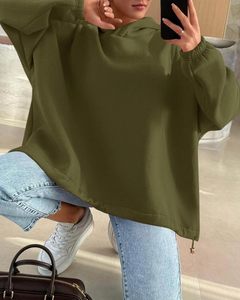 Sweatshirts à capuche pour femmes chauds personnalisés ensemble de sweat à capuche zippé surdimensionné grande taille à la mode vêtements de sport d'hiver Streetwear - Product Image 6