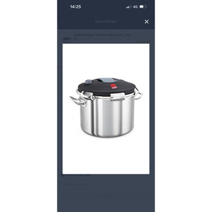 Olla a Presión de 18 Litros, 32*23, Olla de Acero de 18 Litros - Product Image 1