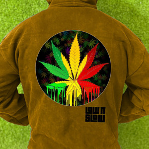 Sudadera con Capucha Personalizada, Ecológica, 100% Algodón, Estilo Vintage, Hombros Caídos, Corte Regular, Manga Larga, Estilo Francés - Product Image 5