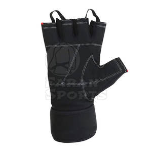 Venta al por mayor de guantes de entrenamiento de cuero transpirable logotipo personalizado Fitness neopreno guantes de levantamiento de pesas para los deportes - Product Image 4