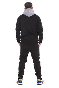 Chándales con capucha para hombre, suéter, medio brazo, sudaderas a rayas, Joggers, ropa deportiva, chándales de algodón 100% de Pakistán - Product Image 5