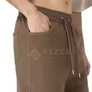 Diseño personalizado de alta calidad de los hombres rectos de algodón casual Tallas grandes pantalones de chándal en stock - Product Image 6