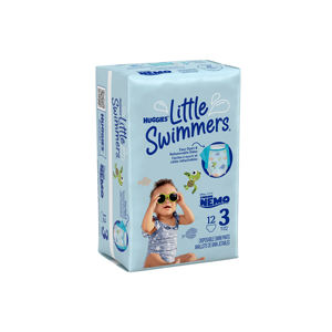 Couches pour bébés Huggies Little Swimmers, adaptées à la natation, anti-fuites et confortables pour les jeux aquatiques actifs - Product Image 5