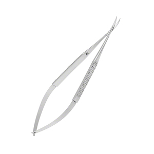 Micro tijeras de la mejor calidad, tijeras quirúrgicas afiladas curvas afiladas de 160mm, 6 14 pulgadas, tijera de hoja Micro afilada - Product Image 2