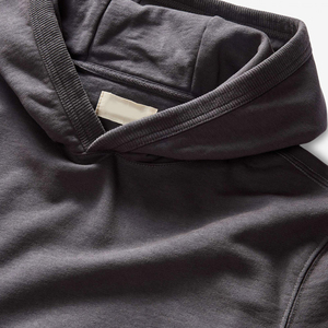 Ropa de calle gris peso pesado de gran tamaño hombres Vintage peso pesado desgastado conjunto Puff impresión lavado ácido sudaderas con capucha personalizadas - Product Image 5