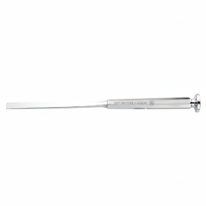 Ostéotome en acier inoxydable, burin osseux orthopédique, instruments chirurgicaux avec manche rond cannelé pour la chirurgie plastique - Product Image 4