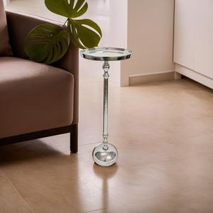 Mesa de comedor al aire libre redonda minimalista clásica moderna Material de aluminio - Product Image 2