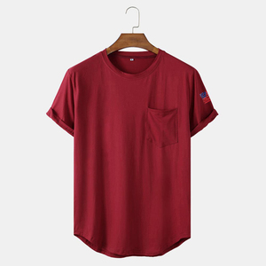 100% coton T-shirt lourd pour hommes 200GSM épais surdimensionné Logo personnalisé imprimé Fitness Occasion T-shirts vierges - Product Image 1