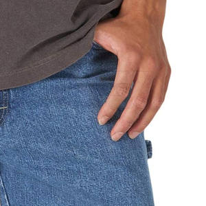 Shorts de Mezclilla para Hombre al por Mayor, Diseño Personalizado, 100% Algodón, Ligeros, Estilo Urbano, Cintura Elástica, Tinte Liso, Tallas Grandes - Product Image 2